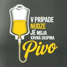 V prípade núdze je moja krvná skupina pivo V prípade núdze je moja krvná skupina pivo
