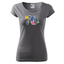 Kvetinové číslo kreslené - 70 Kvetinové číslo kreslené - 70