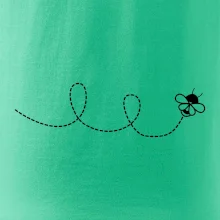 Dráha letu včely - slučka