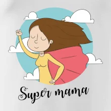 Kreslený obrázok Super mama Kreslený obrázok Super mama