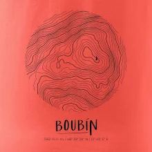 Boubín - vrstevnice v kruhu