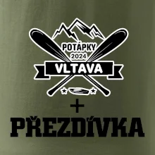 K vode - pádla hory (vlastný nápis) K vode - pádla hory (vlastný nápis)