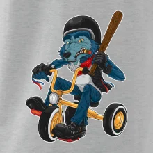 Vlk na trojkolke Vlk na trojkolke