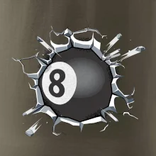 Biliardová guľa v triku