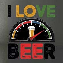 I love beer - palivoměr