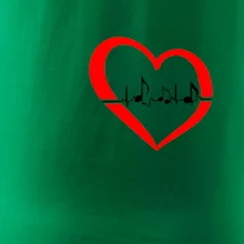 Moje srdce bije pre hudbu - srdce malé