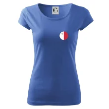 Vlajka Malta guľatá na prsník