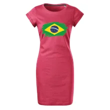 Brazília vlajka štetkou