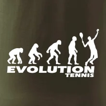 Evolúcia tenis chlapec