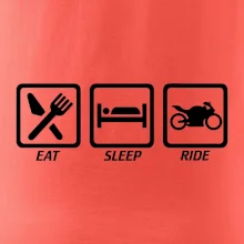 Eat sleep ride - cesta Eat sleep ride - cesta