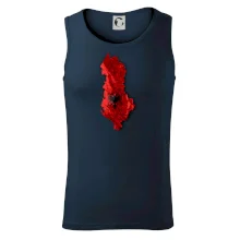 Mapa Albánsko reliéf hôr Mapa Albánsko reliéf hôr