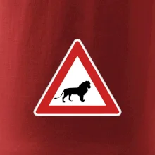 Dopravná značka - Pozor lev