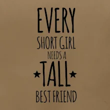 Every short girl needs a tall best friend