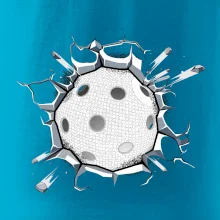 Florbal lopta v triku