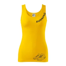 Running nápis šikmo