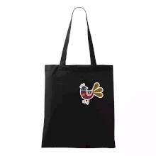 Folklór na prsníku sliepky