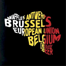 Mapy - názvy miest - Belgicko