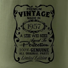 Vintage Etiketa - 1957