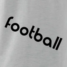 FOOTBALL nápis šikmo FOOTBALL nápis šikmo
