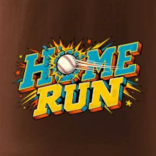 Home run komiksový nápis