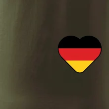 Germany love prso - Nemecká vlajka Germany love prso - Nemecká vlajka