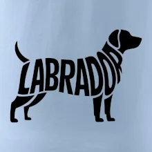 Labrador nápis v tele