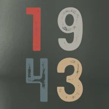 Vintage číslica 1943