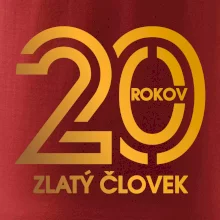 20 rokov zlatý človek