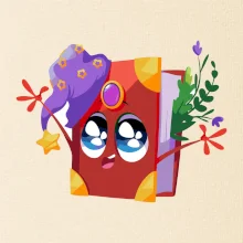 Kreslená kniha kúzelná