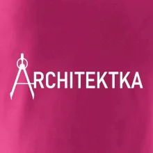 Architektka nápis