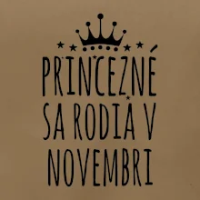 Princezné sa rodia v novembri