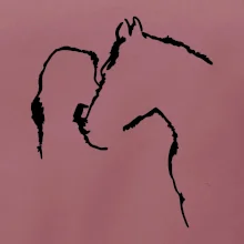 Kôň a ja silueta Kôň a ja silueta