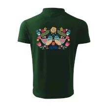 Folklór - dva farebné vtáčiky