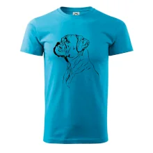 Boxer čierna kresba