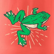 Žaba zelená kreslená