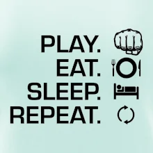 MMA eat sleep repeat