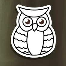 Sova kreslená na prsníku