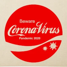 Corona virus pandemic logo Corona virus pandemic logo