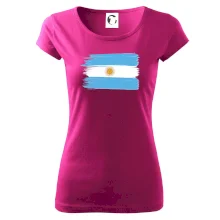 Argentína vlajka kreslená štetkou