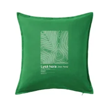 Lysá hora - vrstevnice v obdĺžniku