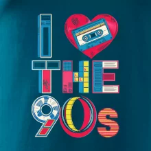 Aj love 90s - srdce a kazeta Aj love 90s - srdce a kazeta