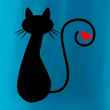 Zamilovaná mačka chvostík