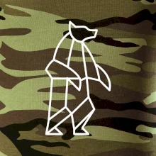 Geometria ľadový medveď stojaci