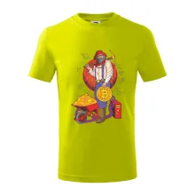 Baník ťaží Bitcoiny