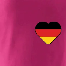 Germany love prso - Nemecká vlajka