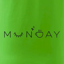 Monday nápis