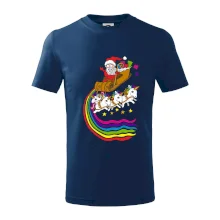 Santa a jednorožce (Pecka design)