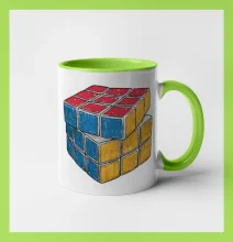 Rubikova kocka kreslená