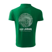 Velký Javorník (Beskydy) - vrstevnice v kruhu