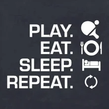 Stolný tenis - eat sleep